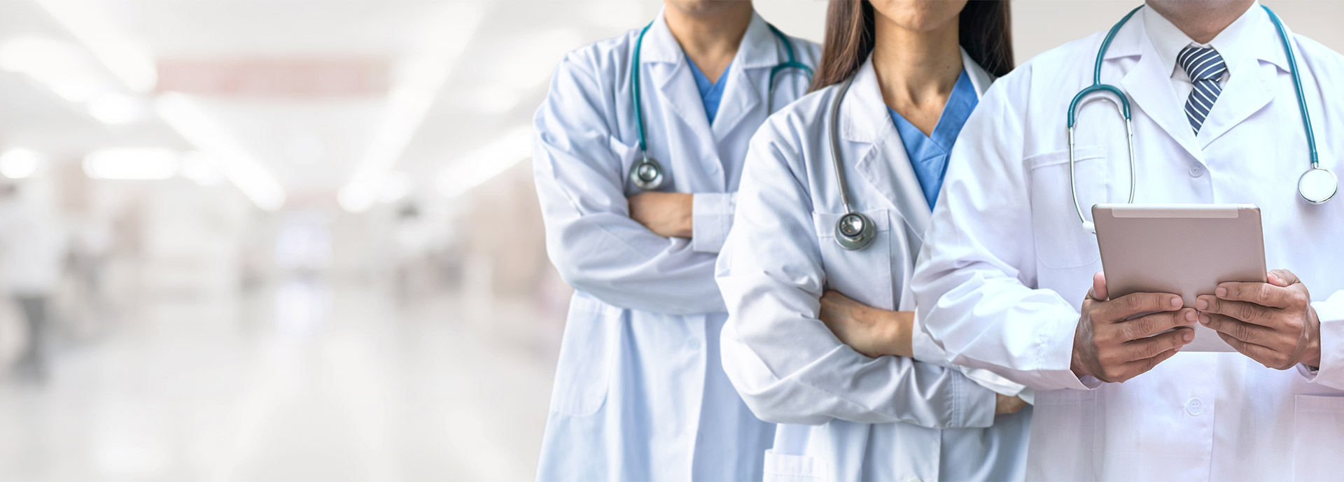 Medical professionals in a practice setting